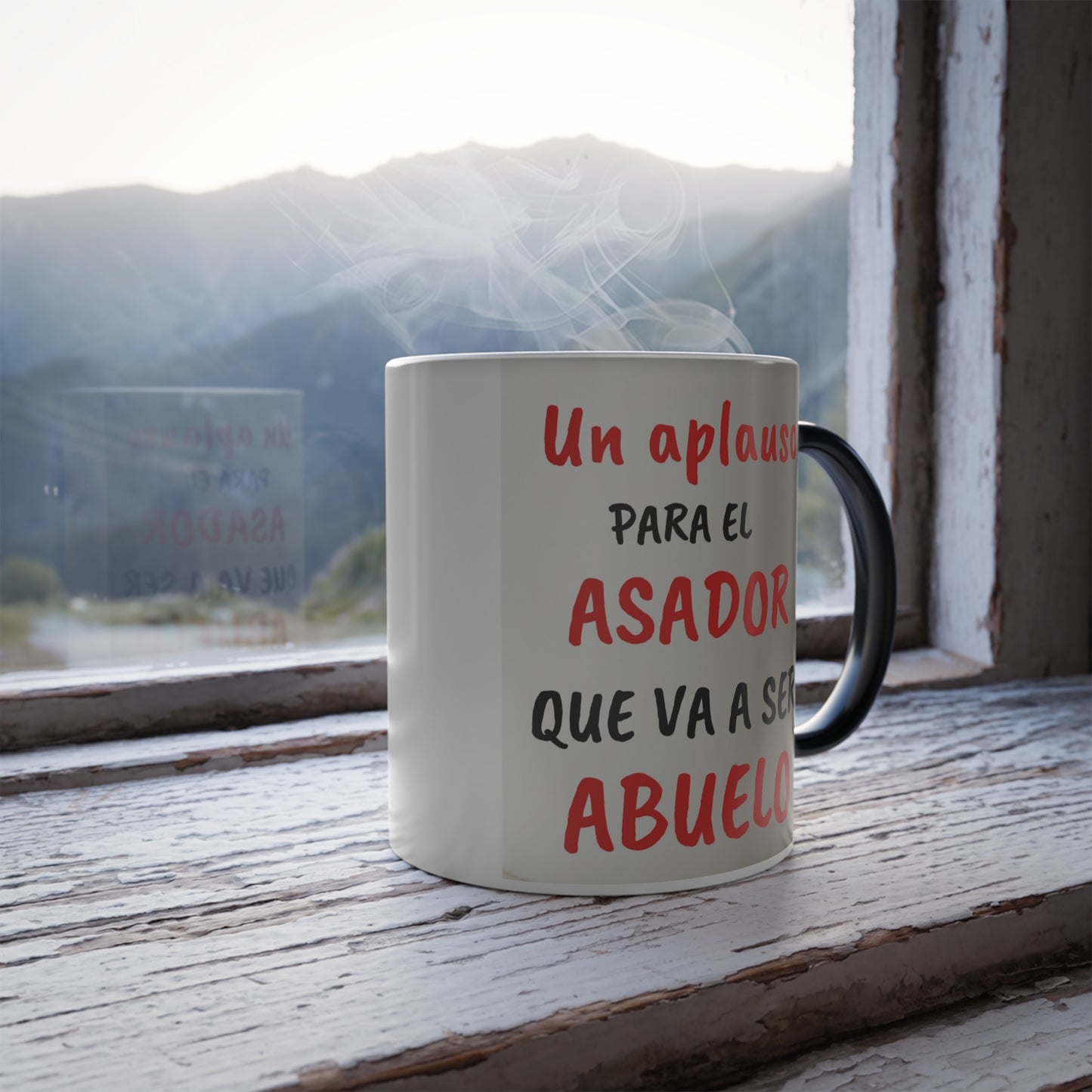 Anuncio nacimiento / regalo cumpleaños/ Sorpresa souvenirs / revelación de género Color Morphing Mug - Unique Gift, Inspirational Coffee Mugs, Amazing Dad Mug, Color-Changing Cup, Fun Office Supplies