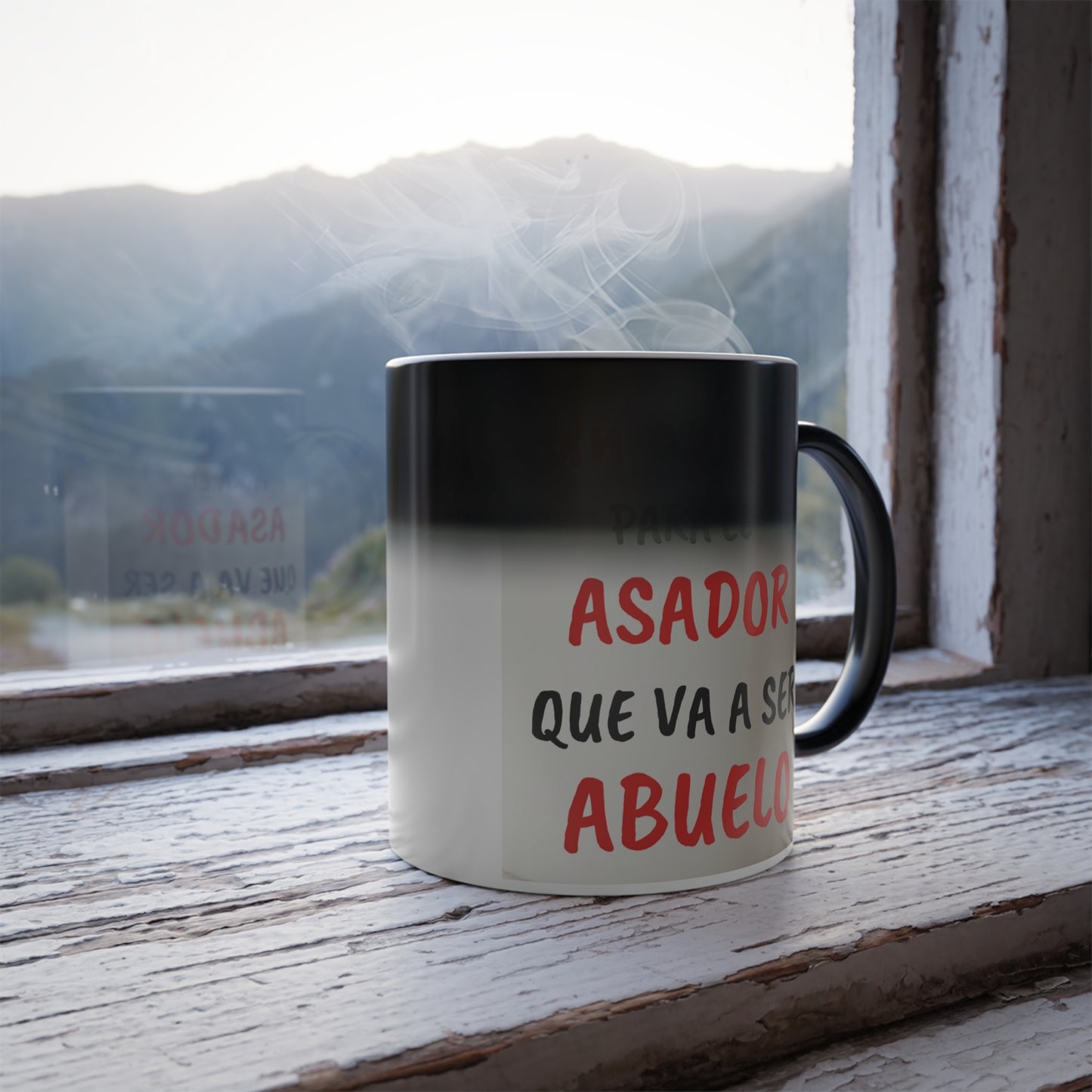 Anuncio nacimiento / regalo cumpleaños/ Sorpresa souvenirs / revelación de género Color Morphing Mug - Unique Gift, Inspirational Coffee Mugs, Amazing Dad Mug, Color-Changing Cup, Fun Office Supplies