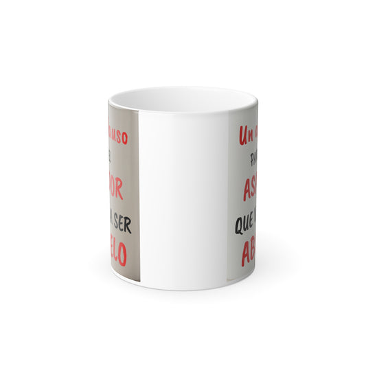 Anuncio nacimiento / regalo cumpleaños/ Sorpresa souvenirs / revelación de género Color Morphing Mug - Unique Gift, Inspirational Coffee Mugs, Amazing Dad Mug, Color-Changing Cup, Fun Office Supplies