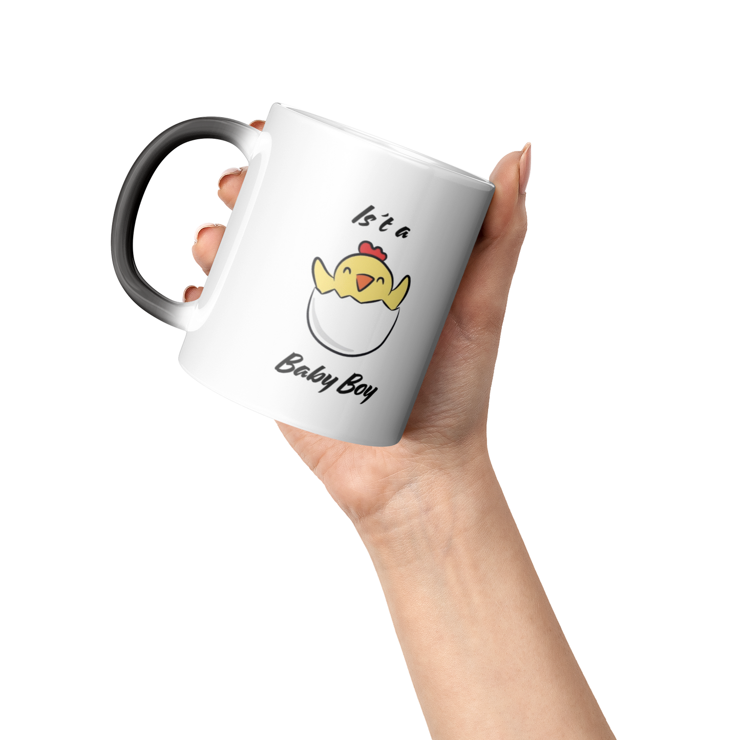 Taza_revelacin_de_Gnero_Yellow_Boy_Lifestyle_Raised_Hand_LH_Mockup.png
